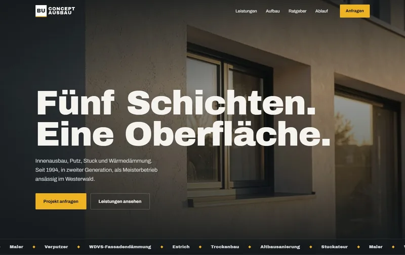 Referenz BU Concept Ausbau